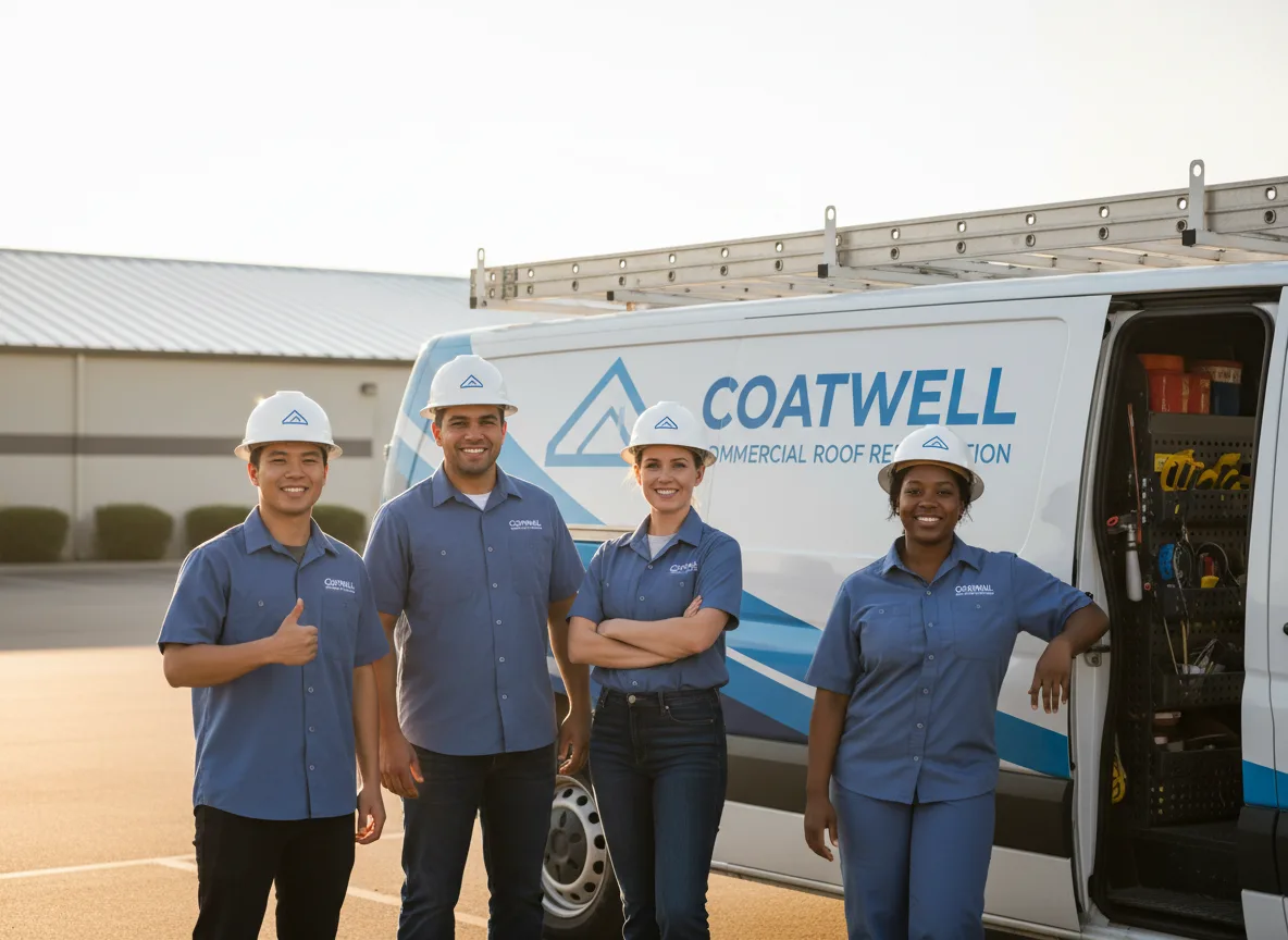 Commercial roof coating company in Cadott, WI